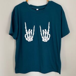 Skeleton Hand rock out T-Shirt
